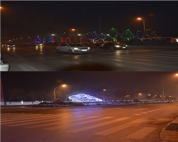 青海節日亮化項目北客站