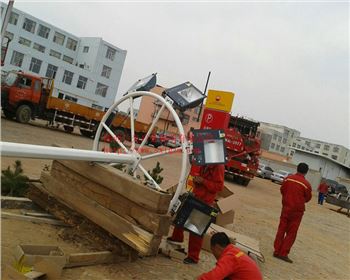 青海廣場高桿燈-青海鄂爾多斯