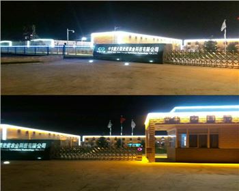 青海廠區樓宇亮化-青海省渭南市大荔縣亮化項目