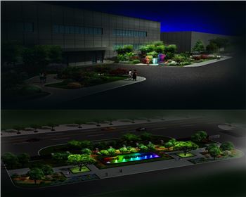 青海彩虹廠項目-夜景亮化設(shè)計