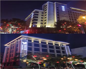 青海西安曲江源著樓體亮化工程